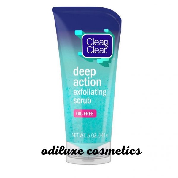 Clean & Clear Oil-Free Deep Action Exfoliating Facial Scrub – 5oz / 141g (US)