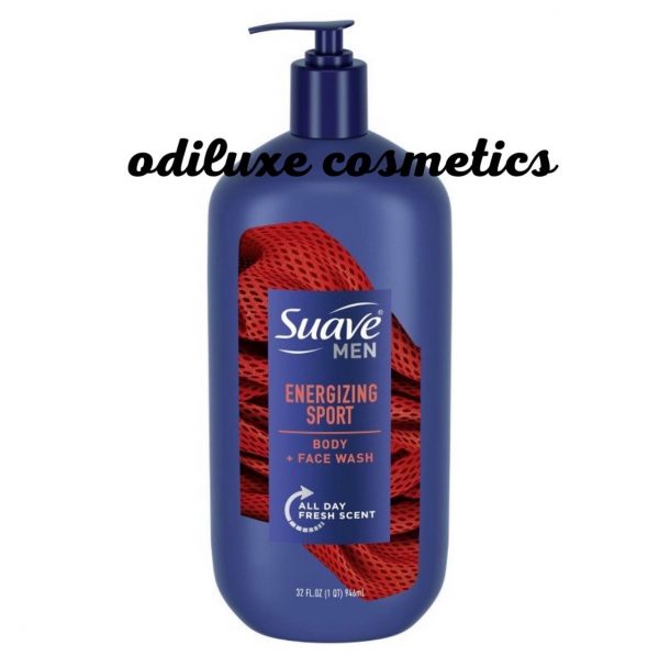 Suave Men Sport Energizing Body Wash Soap for All Skin Types – 32 fl oz / 946ml (US)