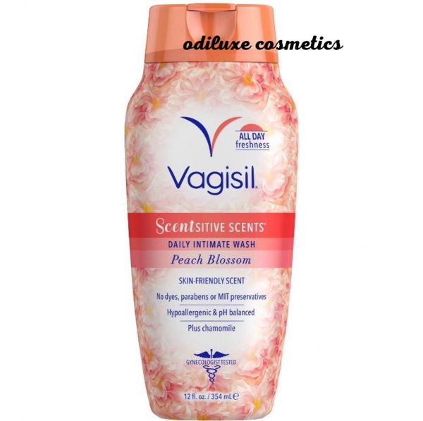 Vagisil Sensitive Scents Daily Intimate Feminine Wash – Peach Blossom – 12oz / 354ml e (US)