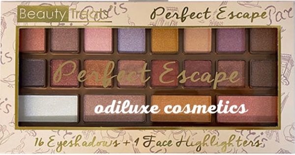 Beauty Treats Perfect Escape 16 Eyeshadows 4 Face Highlights (US)