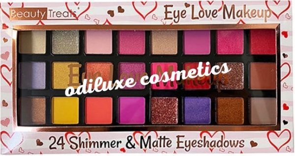 Beauty Treats Eye Love Eyeshadow Palette – 24 Shimmer & Matte Colors (US)