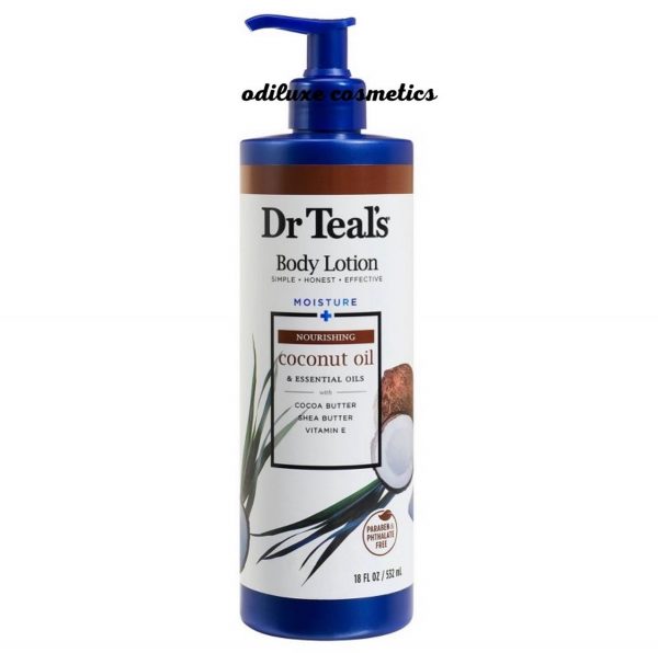 Dr Teal’s Nourishing Coconut Oil Body Lotion – 18 fl oz / 532ml (US)