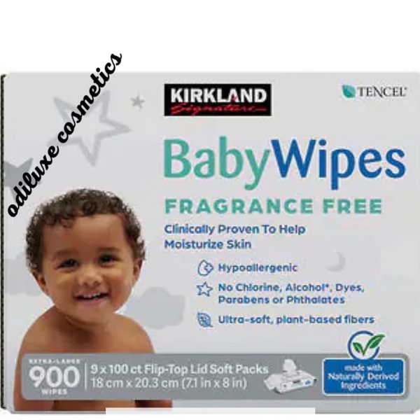 Kirkland Signature Baby Wipes Fragrance Free, 900-count (US)