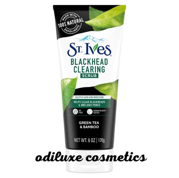 St. Ives Blackhead Clearing Face Scrub – Green Tea and Bamboo – 6 oz / 170g (US)