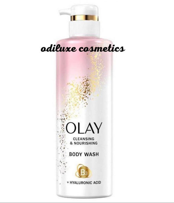 Olay Nourishing Body Wash with Pump – Vitamin B3 and Hyaluronic Acid – 17.9 fl oz / 530ml (US)