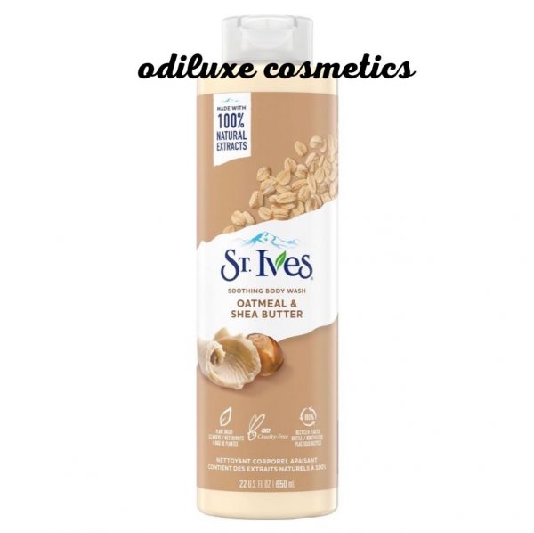 St. Ives Oatmeal & Shea Butter Plant-Based Natural Body Wash Soap – 22 fl oz / 650ml (US)