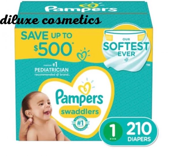 Pampers Swaddlers Softest Ever Diapers Size 1 (US)