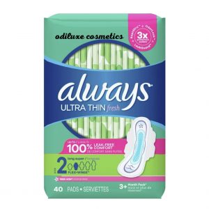 Always Anti-Bunch Xtra Protection Daily Liners, Long, Unscented 50 Pads (US)