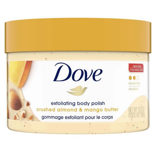 Dove Beauty Crushed Almond & Mango Butter Exfoliating Body Polish Scrub – 10.5 fl oz (US)