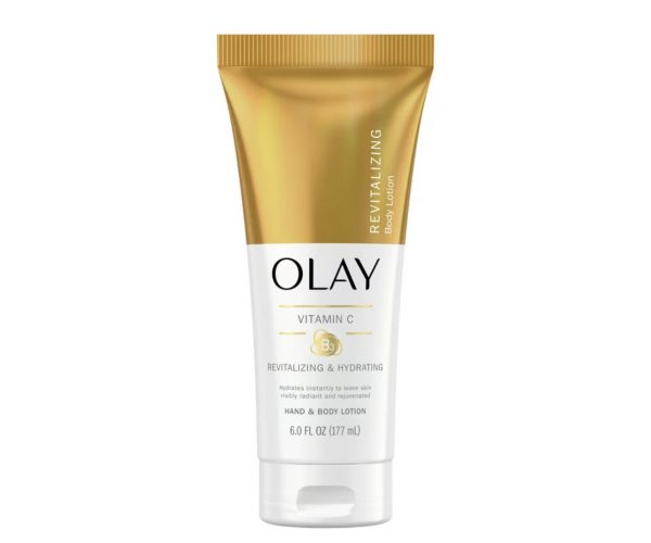 Olay Revitalizing and Hydrating Hand and Body Lotion with Vitamin C, 6 fl oz / 177ml (US)