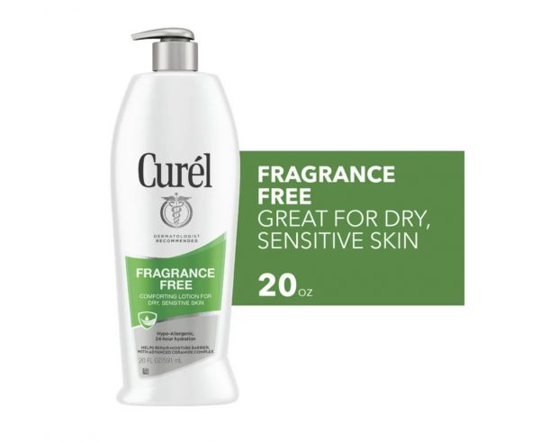 Curel Fragrance Free Comforting Body Lotion with Advanced Ceramide Complex 16 fl oz (US)