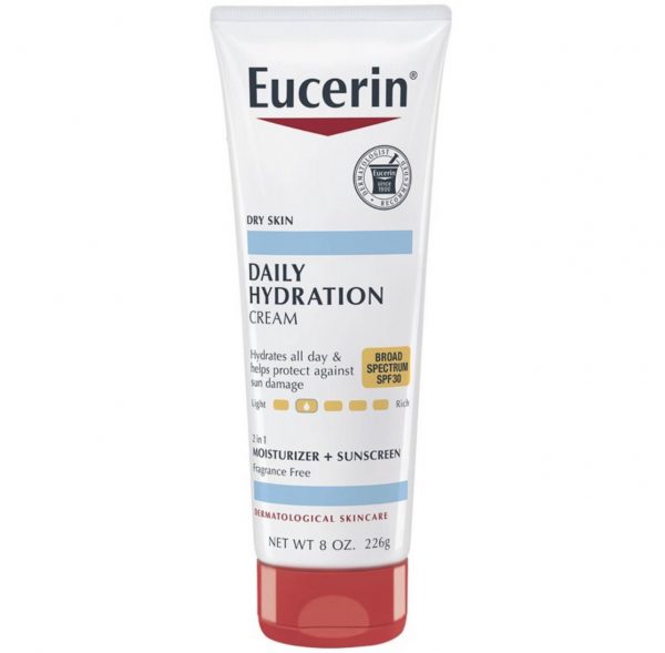 Eucerin Daily Hydration Body Cream – SPF 30 – 8 oz / 226g (US)