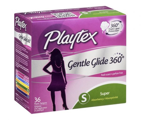 Playtex Gentle Glide 360 Tampons, Super Absorbency, Fresh Scent 36 Tampon (US)