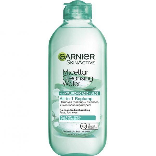 Garnier SkinActive Micellar Hyaluronic Acid Replumping Cleansing Water – 13.5 fl oz / 400ml (US)