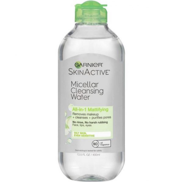 Garnier SkinActive Micellar Cleansing Water – Oily Skin – 13.5 fl oz / 400ml (US)