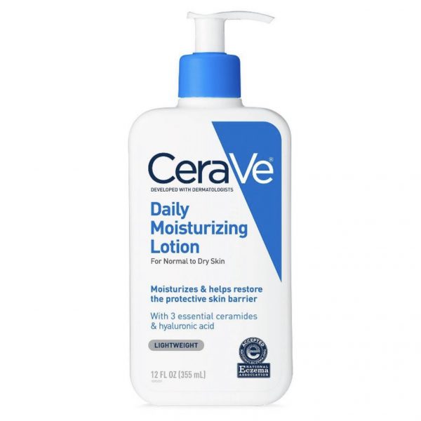 CeraVe Daily Face and Body Moisturizing Lotion for Normal to Dry Skin – Fragrance Free 12 fl oz / 355ml (US)