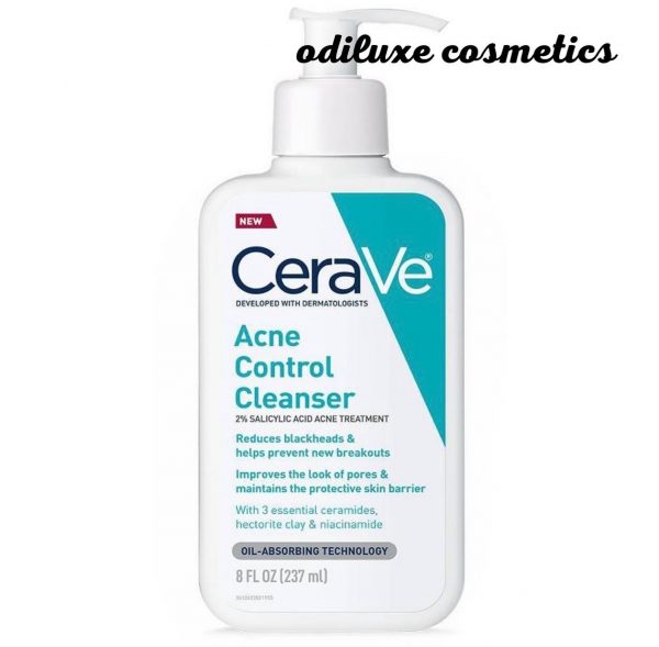 CeraVe Acne Control Face Cleanser, Acne Treatment Face Wash – Fragrance-Free – 12 oz (US)