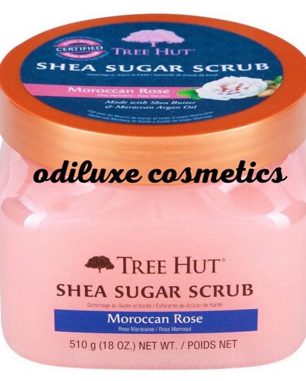 Tree Hut Moroccan Rose Shea Sugar Body Scrub – 18oz / 510g (US)