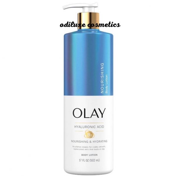 Olay Nourishing & Hydrating Body Lotion Pump with Hyaluronic Acid – 17 fl oz / 502ml (US)