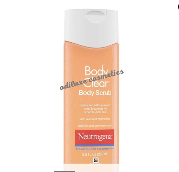 Neutrogena Body Clear Acne Body Scrub with Salicylic Acid – 8.5 fl oz / 250ml (US)