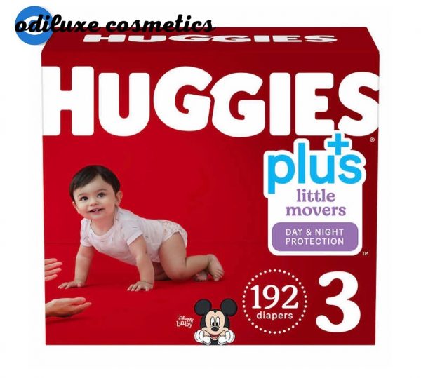 Huggies Plus Little Movers Diapers Sizes 3 192 ct (US)