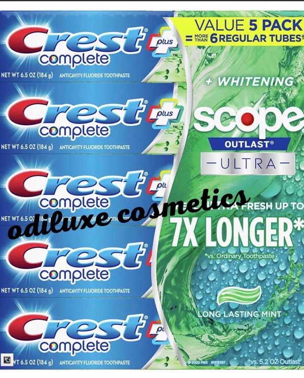 Crest Complete Plus Scope Outlast Ultra Toothpaste, 5 pk. (US)