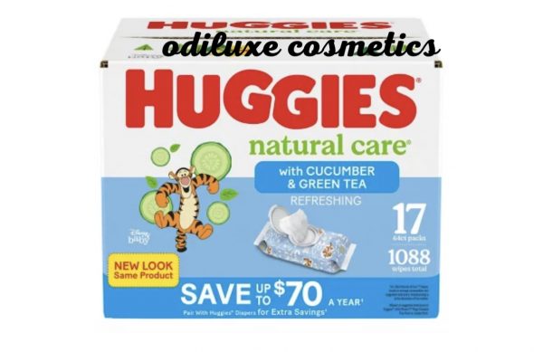 Huggies Natural Care Baby Wipe Refill, Refreshing Clean 17 flip-top pks., 1088 wipes (US)