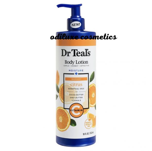 Dr Teal’s Radiant Vitamin C Body Lotion – 18 fl oz / 532ml (US)