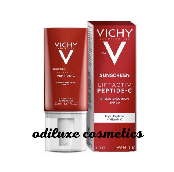 Vichy LiftActiv Peptide-C Anti-Aging Face Sunscreen Moisturizer with Vitamin C – SPF 30 – 1.69 fl oz (US)