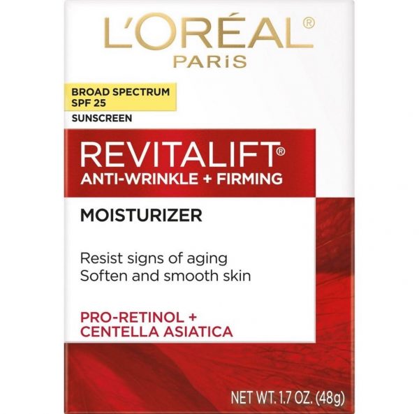 L’Oreal Paris Revitalift Anti-Wrinkle + Firming Day Cream SPF 25 – 1.7oz (US)