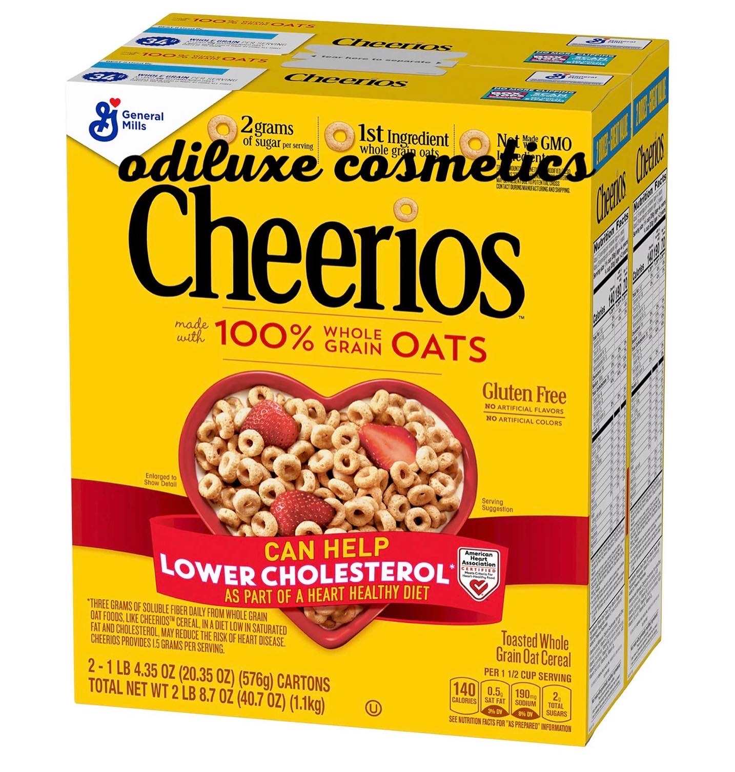 Cheerios Cereal, 20.35 oz, 2count (US) Odiluxe