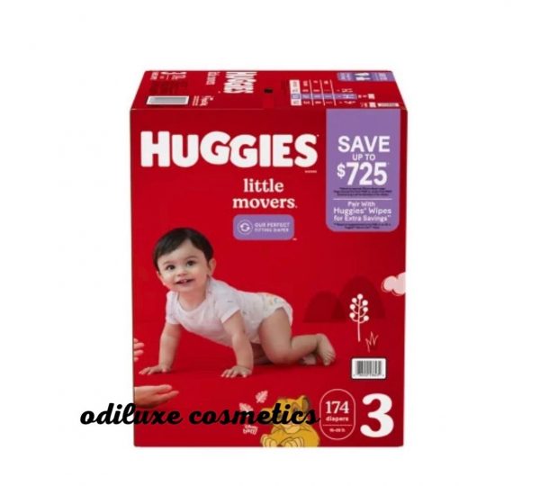 Huggies Little Movers Perfect Fitting Diapers Size 3 174 Diapers (US)