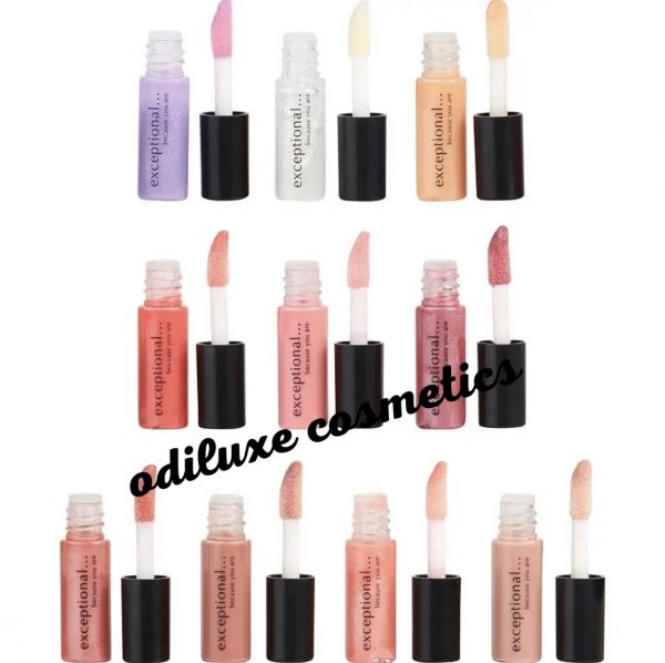 Exceptional-Because You Are10 Piece Mini Lip Gloss Set Each 0.04 Oz/1.2 ml For Women (US)