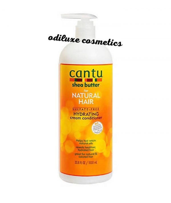 Cantu Shea Butter Sulfate Free Hydrating Cream Conditioner, 1L 33.8 fl oz / 1000ml (US)