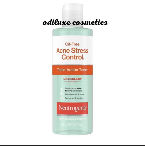 Neutrogena Oil-Free Acne Stress Control Triple-Action Toner – 8 fl oz / 237ml (US)