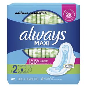 Always Anti-Bunch Xtra Protection Daily Liners, Long, Unscented 50 Pads (US)