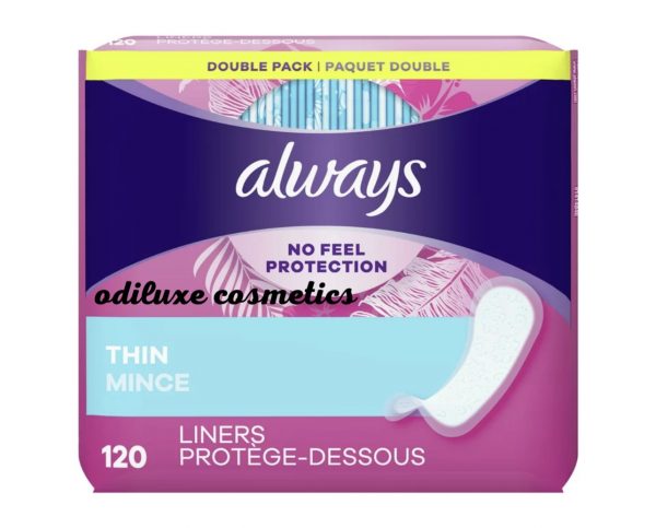 Always Daily’s Thin Liners 120 Panty Liners (US)