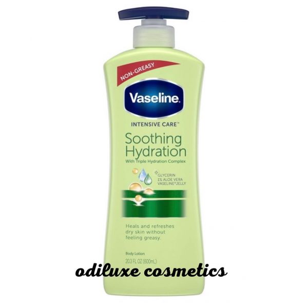 Vaseline Intensive Care Soothing Hydration Body Lotion – Aloe Vera- 20.3 fl oz / 600ml (US)