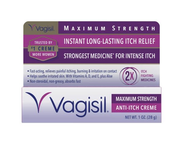 Vagisil Maximum Strength Feminine Anti-Itch Cream – 1oz (US)