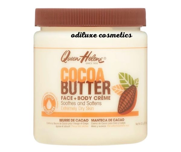 Queen Helene Cocoa Butter Crème Face & Body Lotion 15 oz (US)