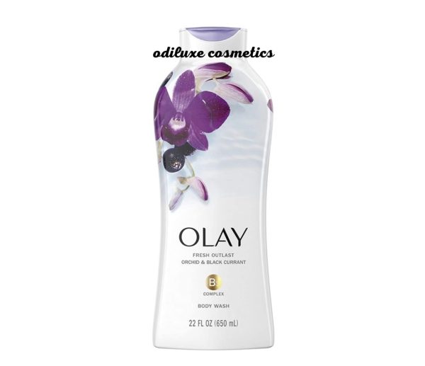 Olay Fresh Outlast Body Wash Orchid & Black Currant – 23.6 fl oz / 700ml (US)