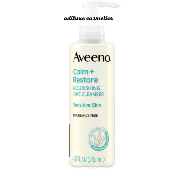 Aveeno Calm + Restore Gentle Nourishing Oat Face Cleanser, 7.8 fl. oz (US)