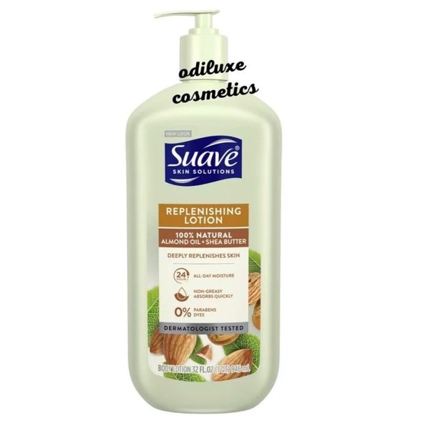 Suave Replenishing Lotion with Almond and Shea Butter 32 fl. Oz / 946ml (US)