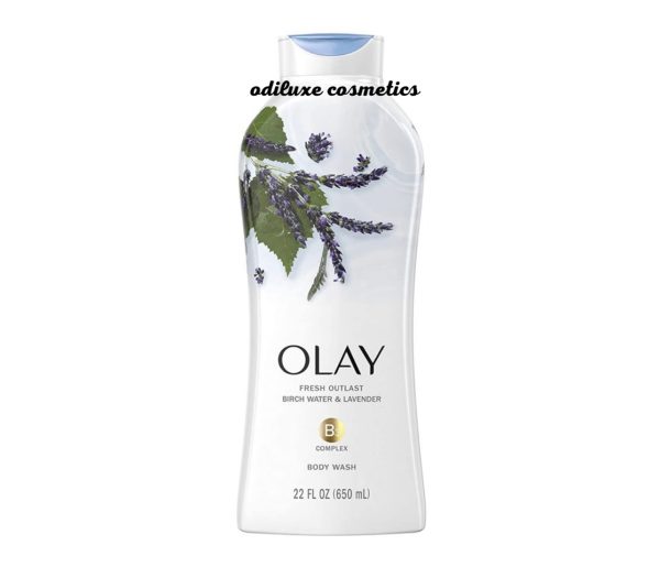 Olay Fresh Outlast Body Wash with Notes Of Birch Water & Lavender – 23.6 fl oz / 700ml (US)