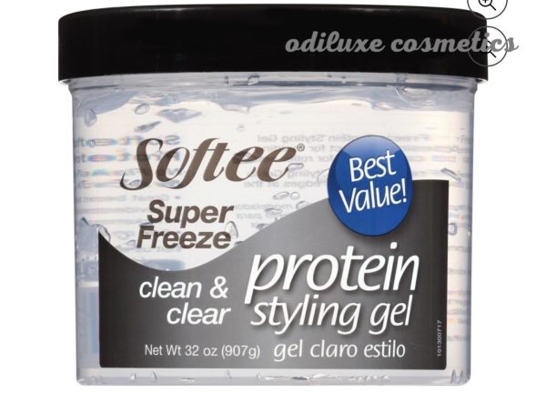 Softee® Super Freeze Protein Styling Gel 32 oz / 907g Jar (US)