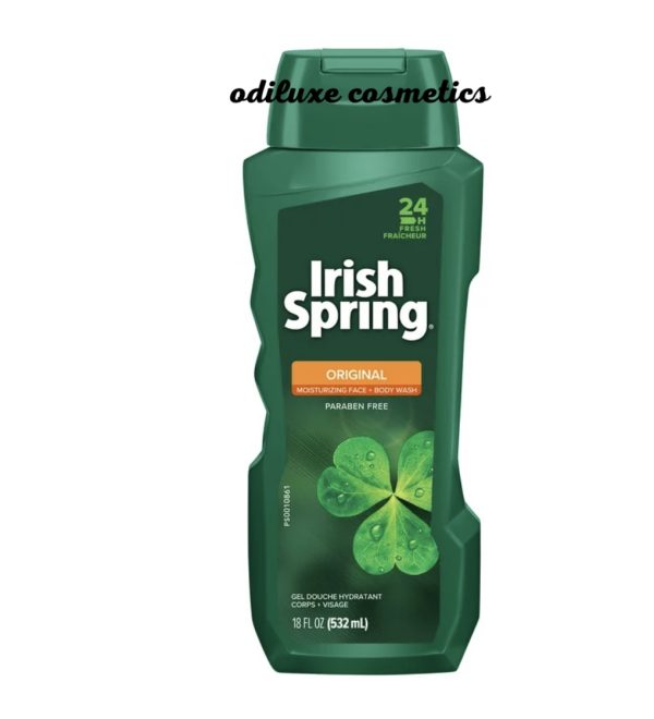 Irish Spring Original Men’s Face & Body Wash, Moisturizing Body Wash – 18 fl oz. (US)