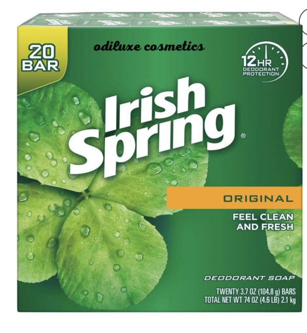 Irish Spring Original 4oz Soap Bars 20 Pack (US)