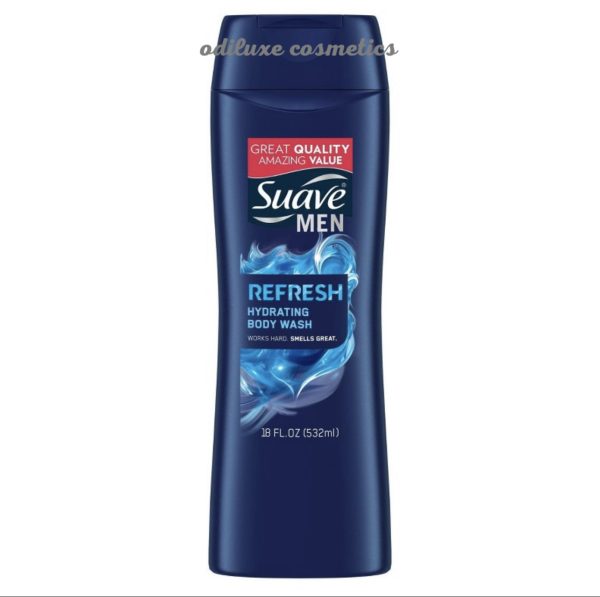 Suave Men Body Wash, Refreshing 12 oz (US)