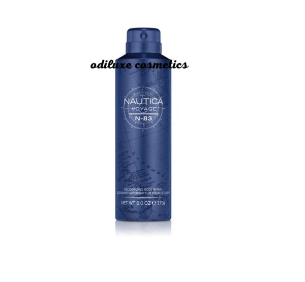 Nautica Voyage N83 Body Spray for Men, 6 Oz (US)