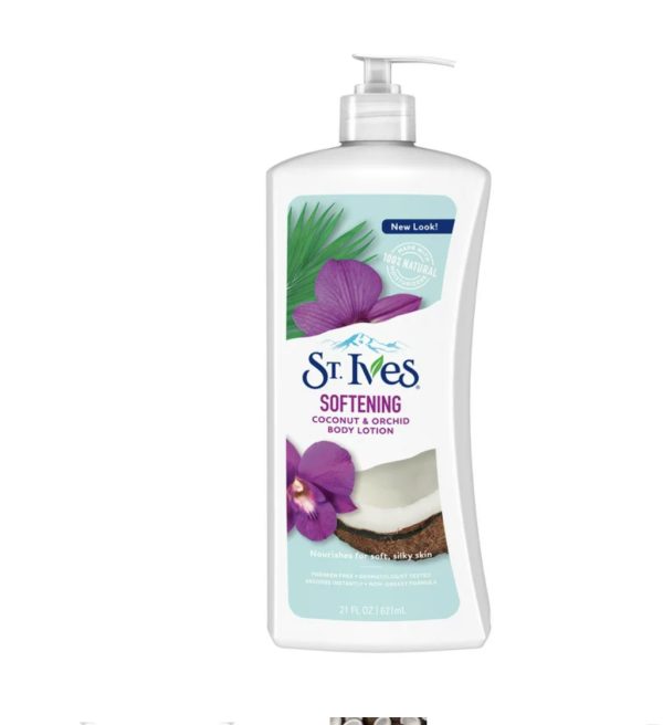 St Ives Softening Coconut and Orchid Body Lotion, 21 Oz (US)